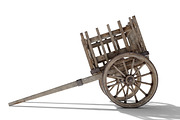 Medieval Cart, a Cars & Vehicle 3D Model by Tedi Permana (Thumbnail 2 of 7)