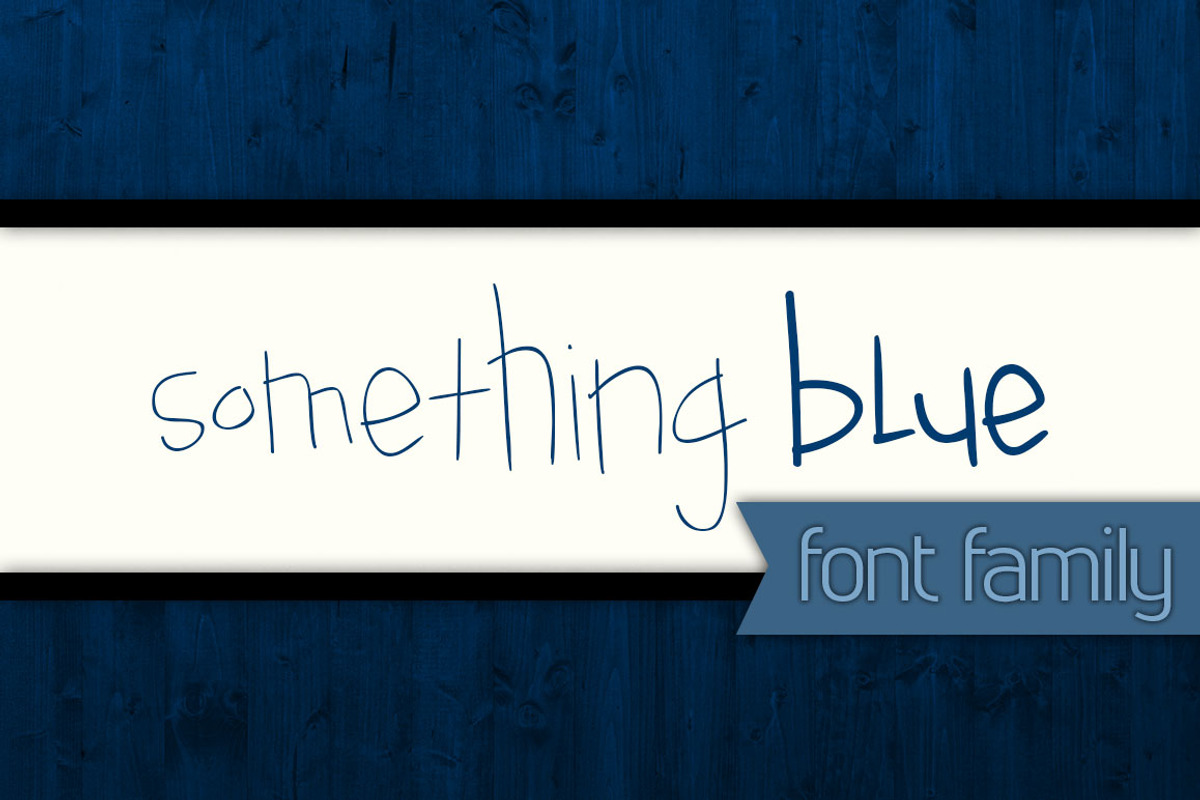 Something Blue Font Family