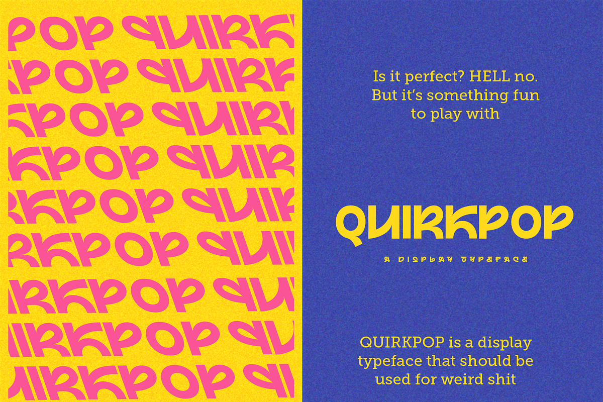 Quirkpop Display Typeface, a Font by Annivers Type (Photo 3 of 10)