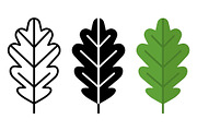 Leaf Vector Icons, a Solid Icon by Artonix (Thumbnail 2 of 2)