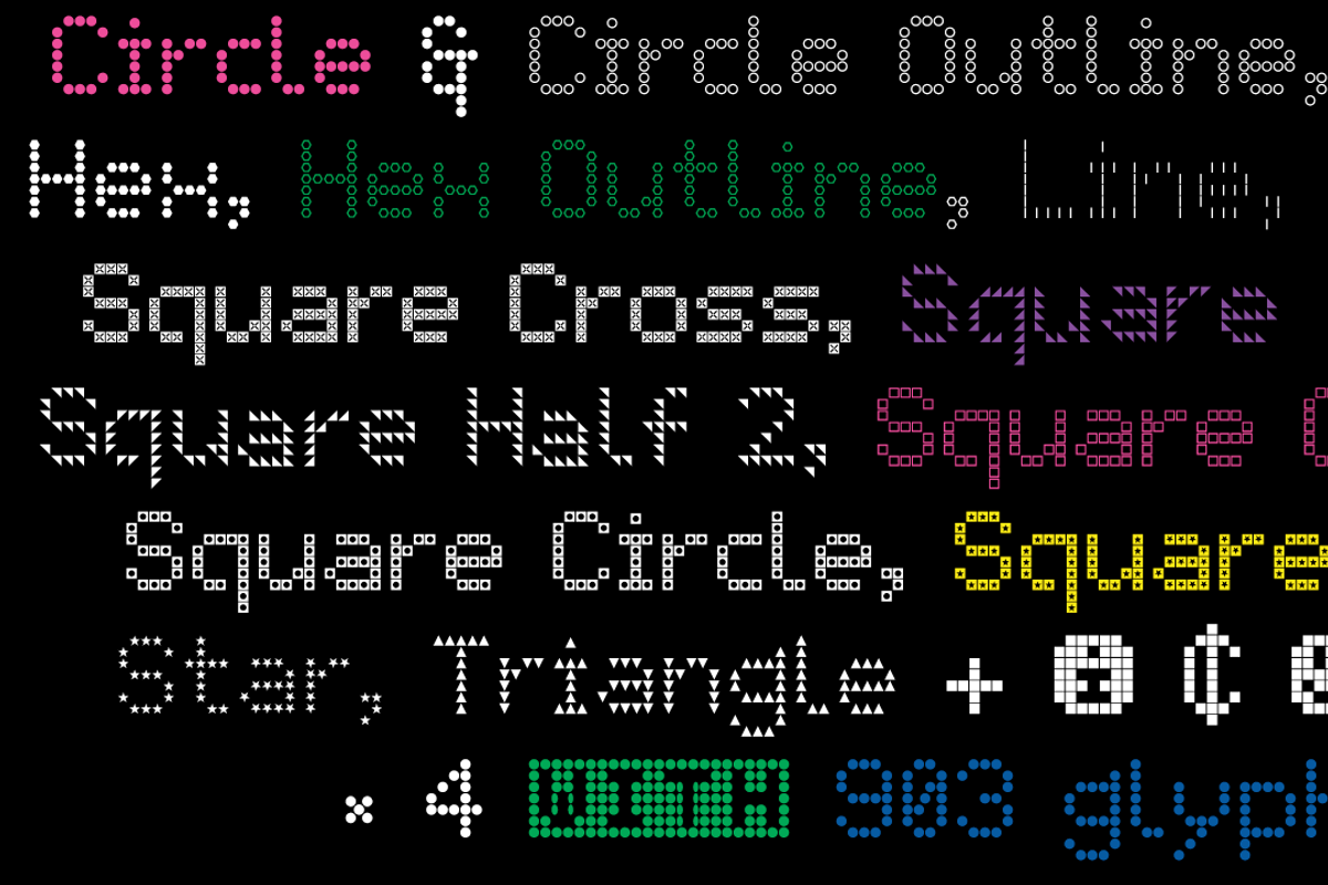 FONT | LED pixel, a Symbol Font by Typo Graphic Design (Photo 6 of 8)