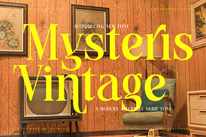 Mysteris Vintage A Modern Alternate