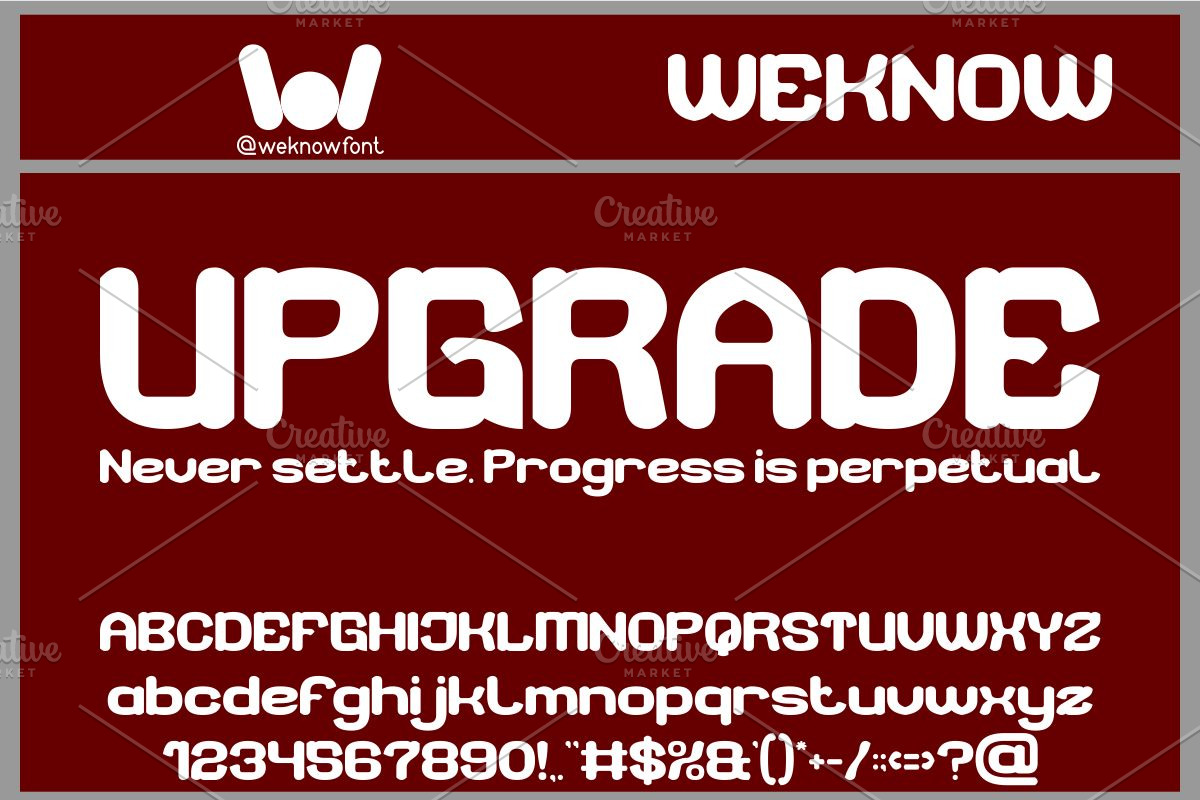Connect Brains font, a Font by weknow (Photo 6 of 9)