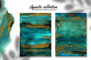 Aquatic Watercolor Textures, a Texture Graphic by Marmoris.Arts (Thumbnail 6 of 12)