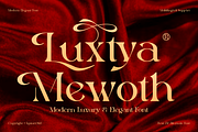 Luxtya Mewoth - Elegant Luxury Font, a Serif Font by Iqsiart Studio (Thumbnail 1 of 17)