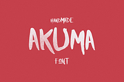 Akuma, a Font by Noe Araujo (Thumbnail 1 of 4)
