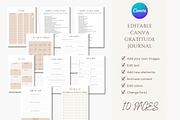 Gratitude Journal Canva Template, a Design Template by Astro Magic Digital (Thumbnail 1 of 5)