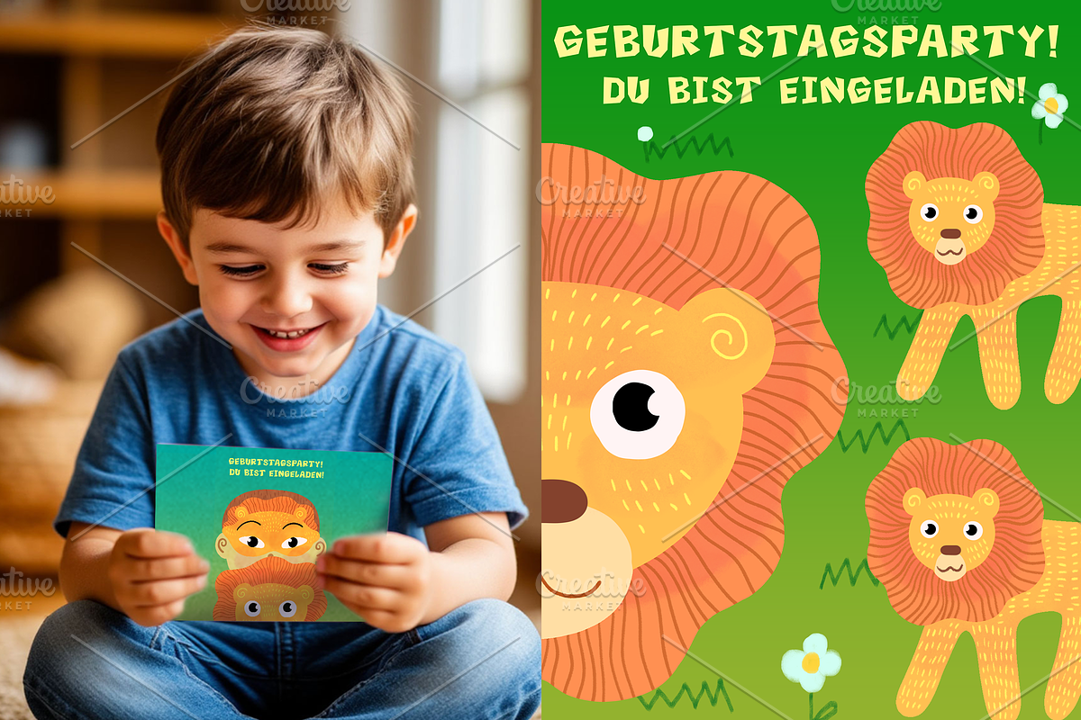 Boys Birthday Invitation & Cards Kit, a Decorative Illustration by Schumacher Shop (Photo 4 of 20)