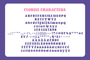 Clorise 3D, a Serif Font by Craft Supply Co. (Thumbnail 8 of 8)