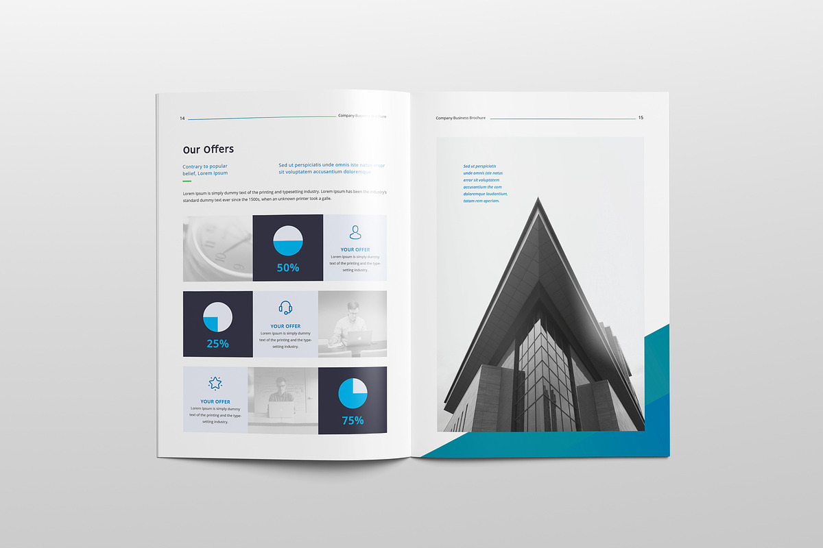 Clean & Modern Multipurpose Brochure, a Brochure Template by Pro-Gh (Photo 9 of 9)