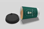 Paper Coffee Cup Mockups | Caffeine, a Cups & Container Mockup by Compositing Studio (Thumbnail 6 of 20)