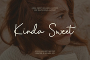 Kinda Sweet - Handwritten Script, a Handwritten Font by Heinzel Std (Thumbnail 1 of 14)