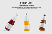 3 Mockup Glass Juice Bottle, a Packaging Mockup by Grow Design Craft Studio (Thumbnail 3 of 7)
