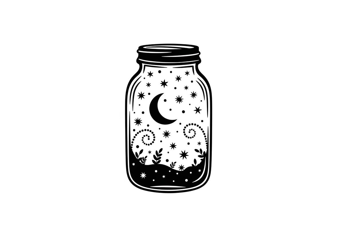 Cosmic Galaxy Jar Design Bundle, an Illustration by Creativeshirt (Photo 12 of 31)