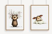 Cute Spring Clipart Bundle, an Illustration by Libby Wishes (Thumbnail 3 of 7)