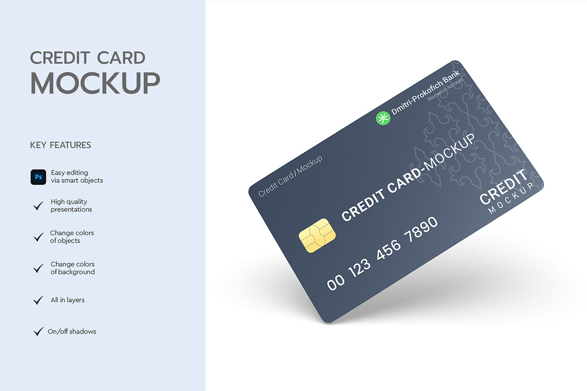Credit Card Mockup, a Product Mockup by graphypix (Photo 4 of 4)