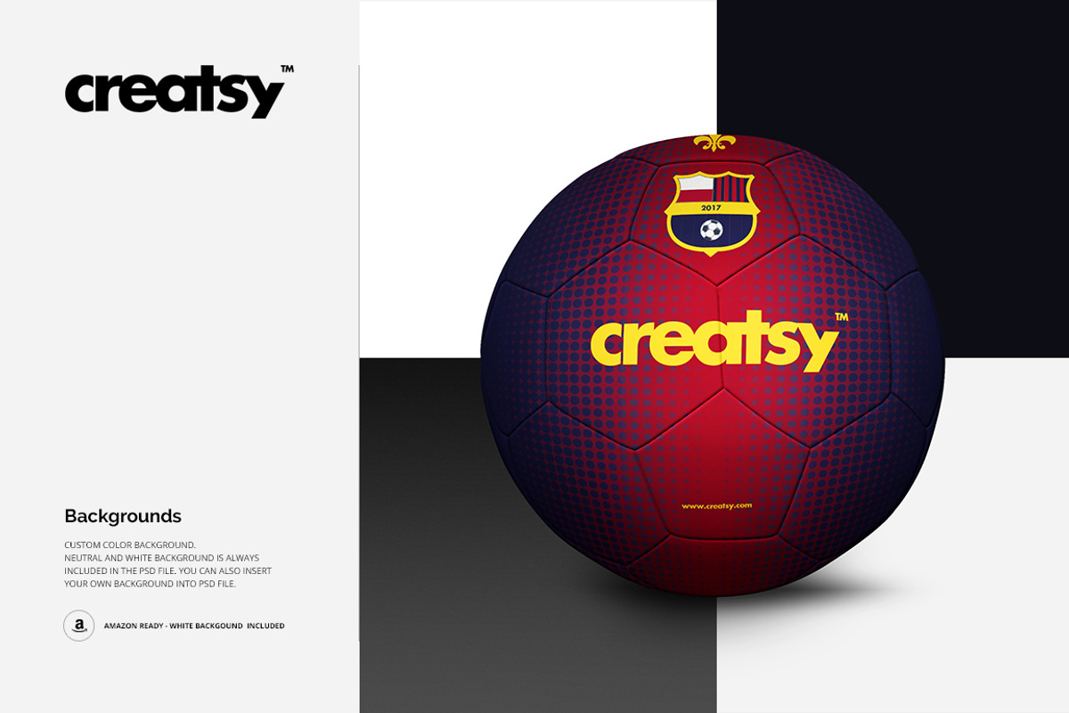 Soccer Ball Mockup Set, a Product Mockup by Creatsy (Photo 5 of 7)