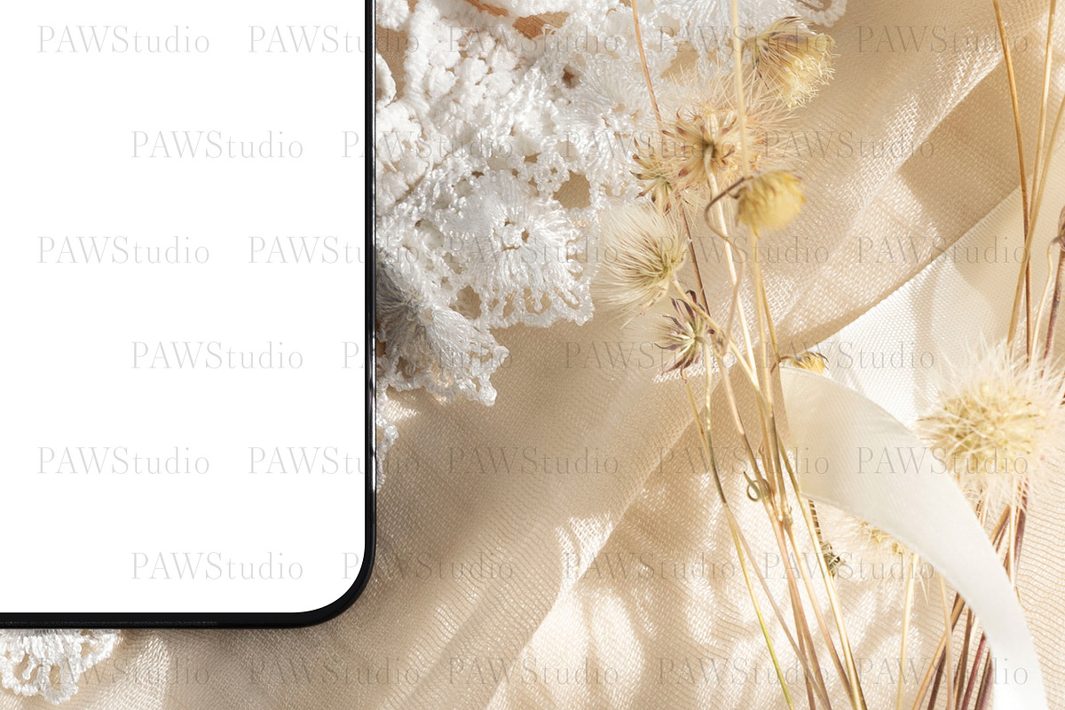Device Mockup Phone iPhone WBF PSD, a Product Mockup by PawMockups (Photo 2 of 9)