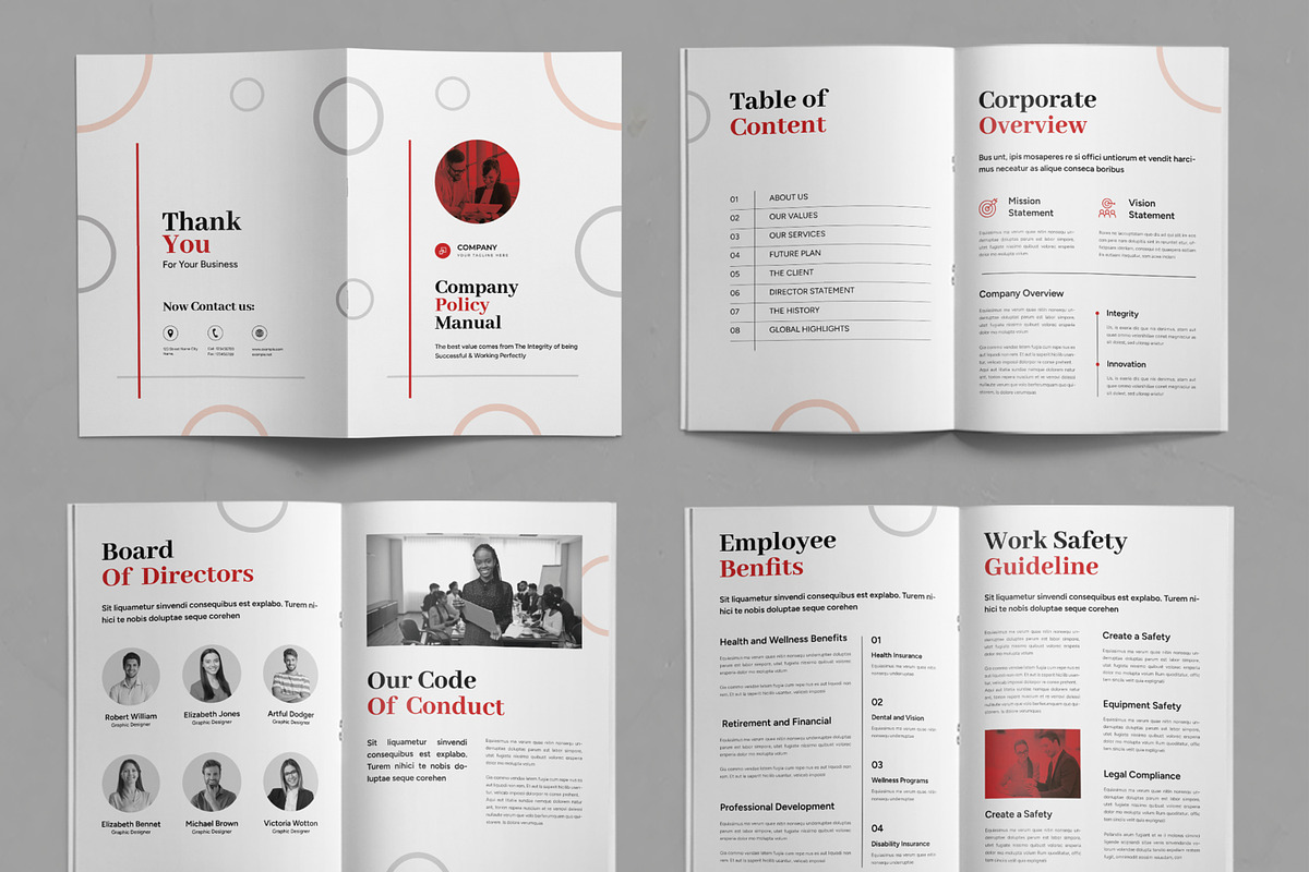 Company Policy Layout
