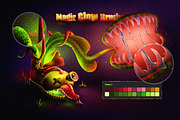 Magic Glow Affinity Brushes, a Brush Add-On by brushapes.com (Thumbnail 6 of 9)
