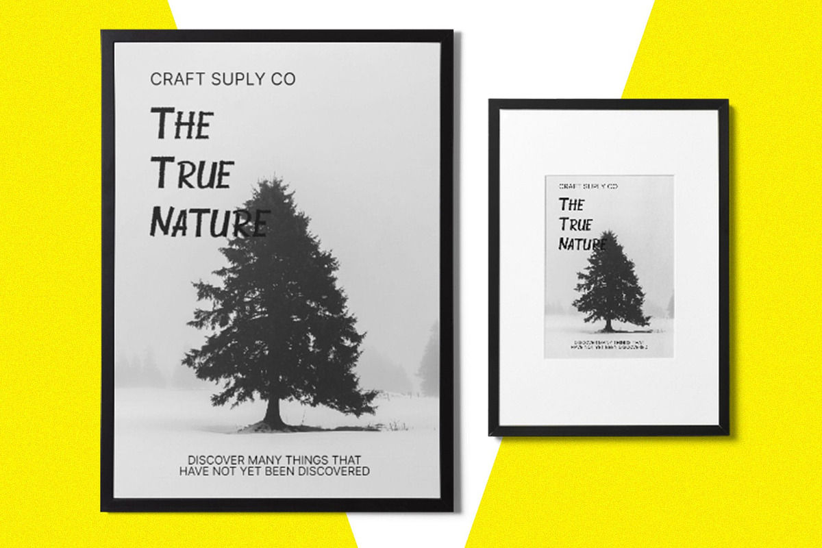 Berkin Rough, a Sans Serif Font by Craft Supply Co. (Photo 5 of 8)