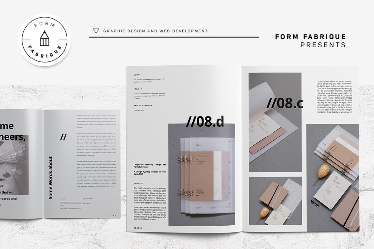Rawz Portfolio, a Brochure Template by Form Fabrique (Photo 5 of 11)