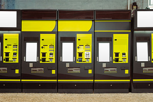 Ticket Machine Screen Mockups, a Business Photo by SkyNext