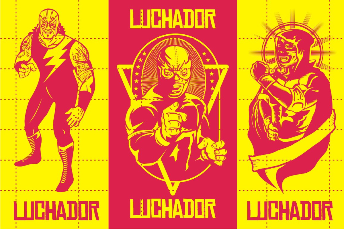 LUCHADOR PACK #3, a Graphic by arace