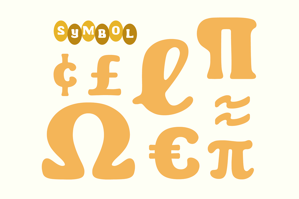 Chewbite - Bold Chubby Display Font, a Sans Serif Font by Pokal Studio (Photo 12 of 13)