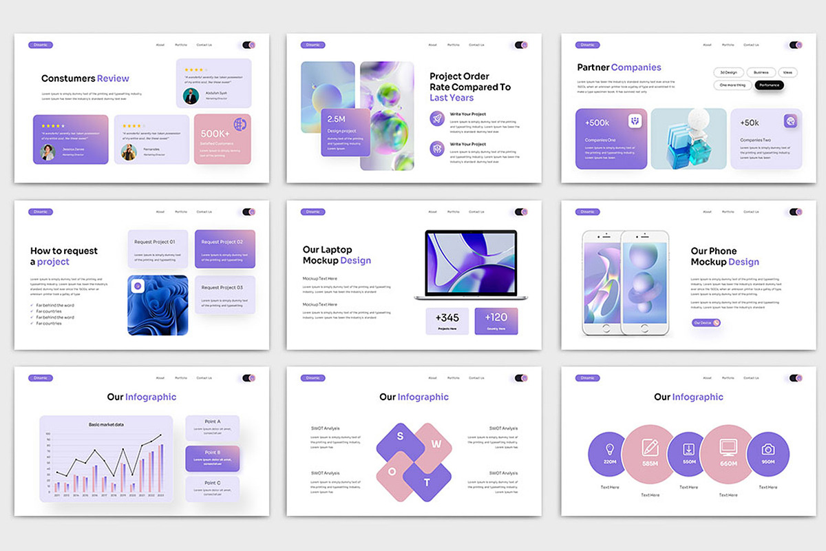 Dinamic Powerpoint-G Slide Template, a Presentation Template by TypeMakers (Photo 2 of 5)