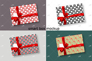Smart Gift Box Mockup. Top view, a Cups & Container Mockup by Maddy's Art & Mockups (Thumbnail 1 of 5)