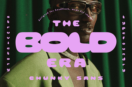 The Bold Era Chunky Vibe Sans Serif, a Sans Serif Font by Struvictory.art