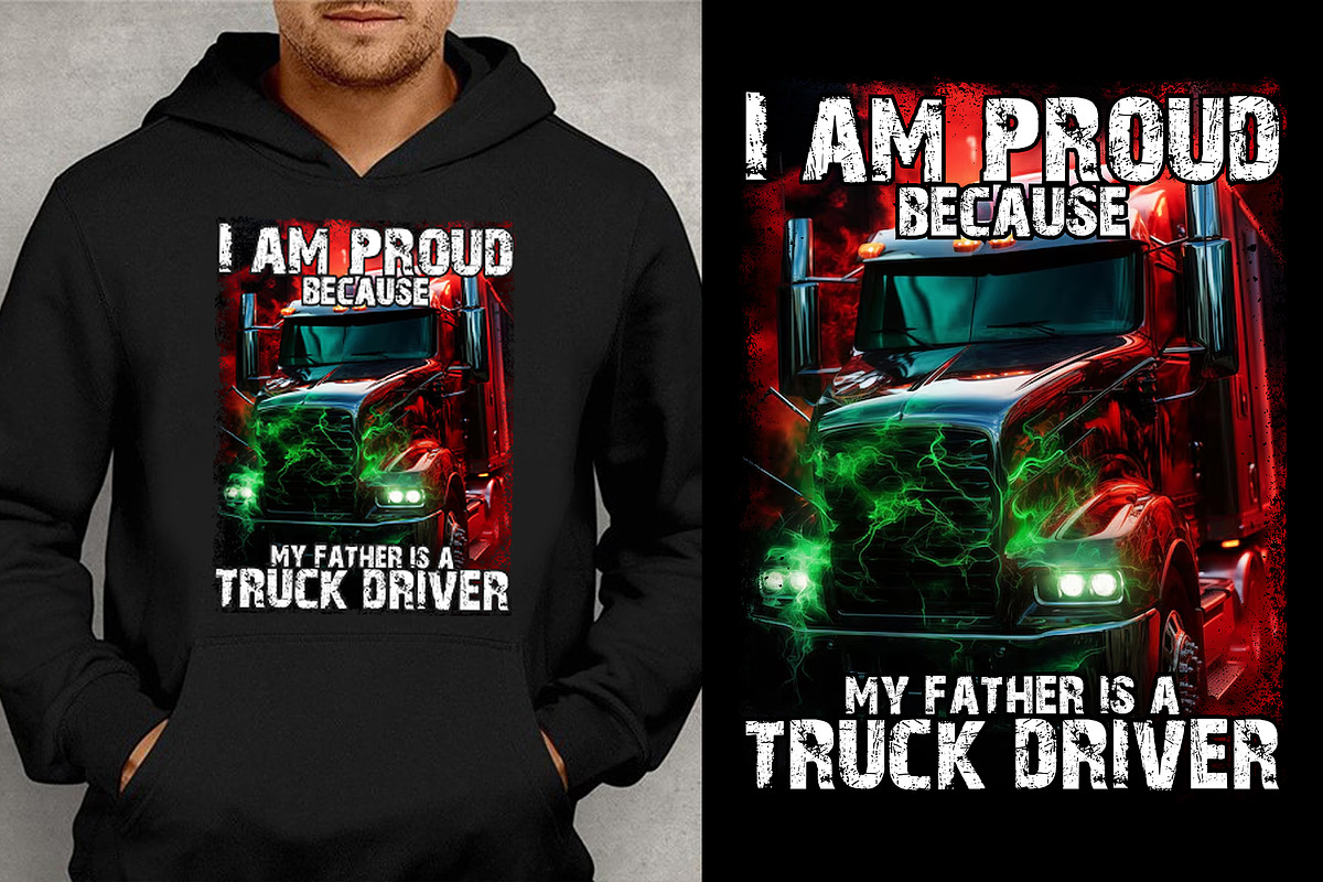 Heavy Truck T-shirt Design Template, a Design Template by Imamul001 (Photo 1 of 3)