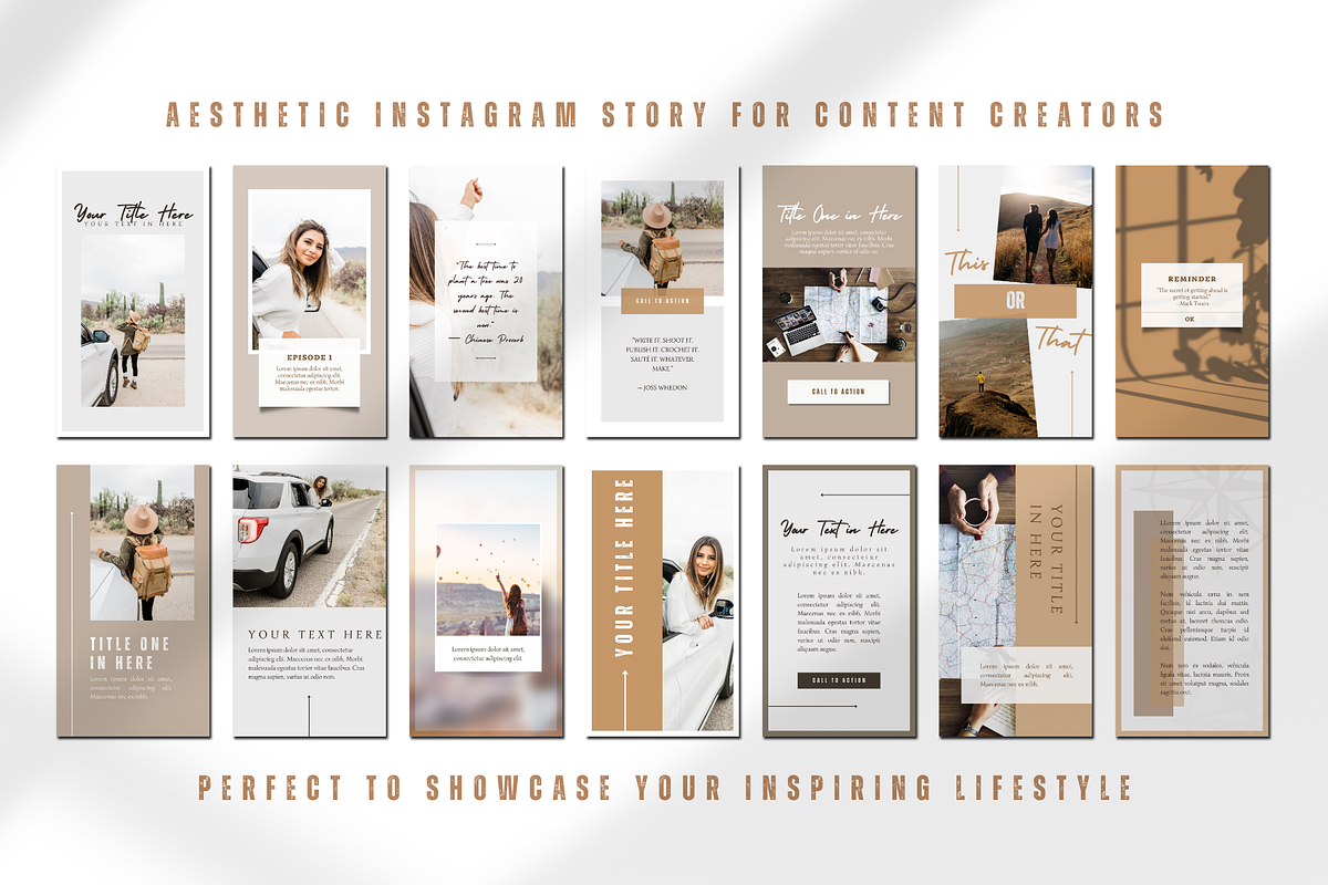 INSTAGRAM STORY CANVA TEMPLATE, a Social Media Template by The Little Lily Studio (Photo 3 of 5)