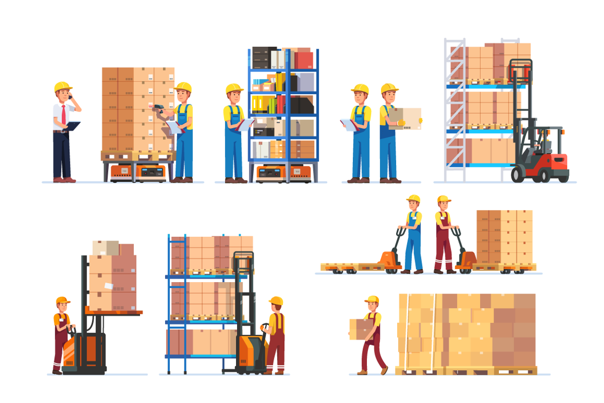 Warehouse & Logistics, an Object Illustration by Iconicbestiary (Photo 2 of 5)