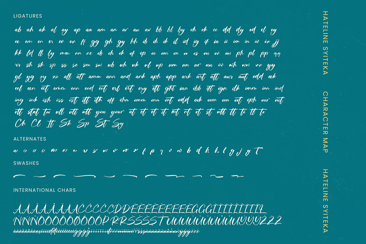 Hateline Syiteka Modern Brush Font, a Script Font by stylishtype.co (Photo 19 of 20)