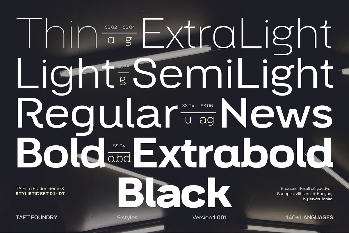 TA Film Fiction SemiX, a Sans Serif Font by TAFT Foundry (Photo 7 of 14)
