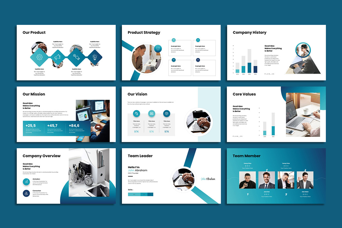 Business Plan Presentation Template, a Presentation Template by Studio Artisan (Photo 4 of 6)