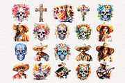Cinco de Mayo Clipart, a Seasonal Illustration by PaintPixelCo (Thumbnail 4 of 12)