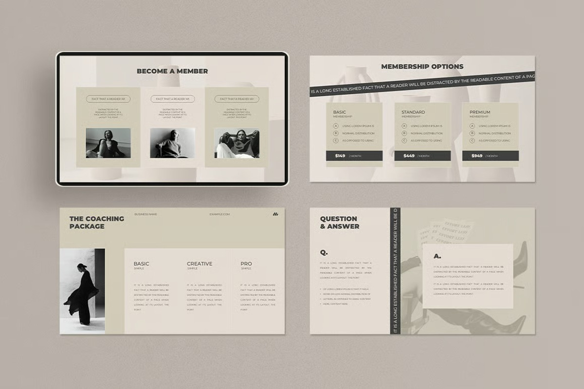 Masterclass Slide Deck Keynote preview 4