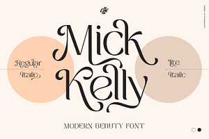 Mick Kelly - Beauty Font