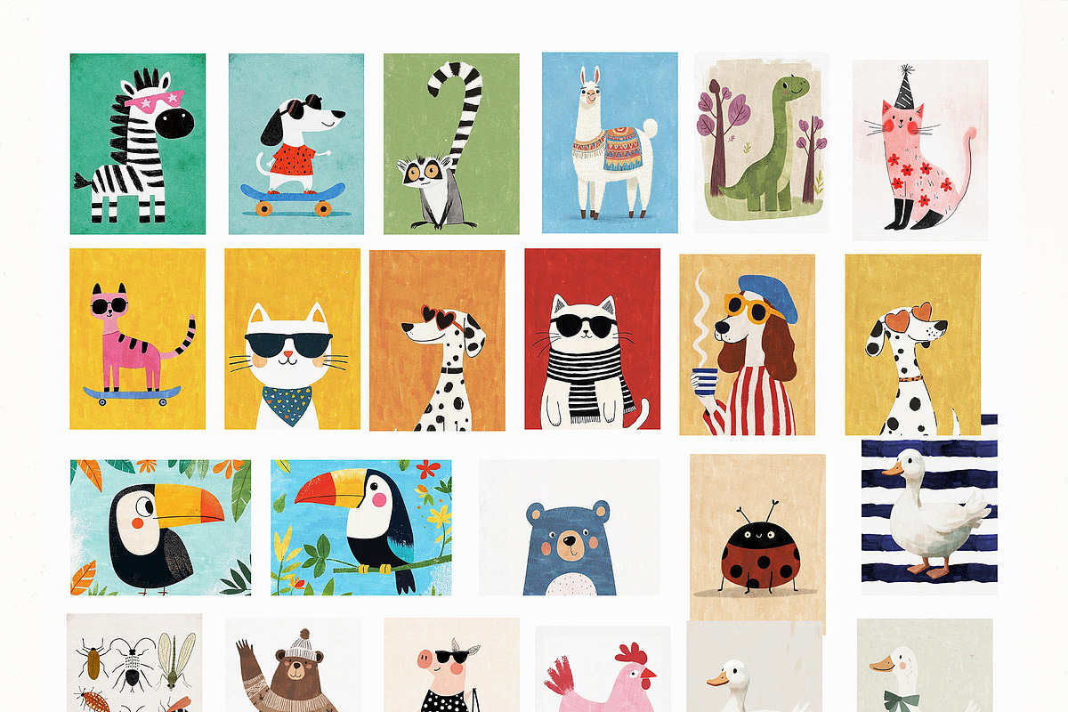 Nursery 120+ Prints Bundle, a Background Graphic by Artemsky (Photo 8 of 10)