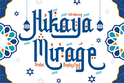Hikaya Mirage - Arabic Display Font, a Font by PutraCetol Studio (Thumbnail 1 of 11)