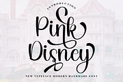 Pink Disney, a Handwritten Font by InermediaSTUDIO (Thumbnail 1 of 8)