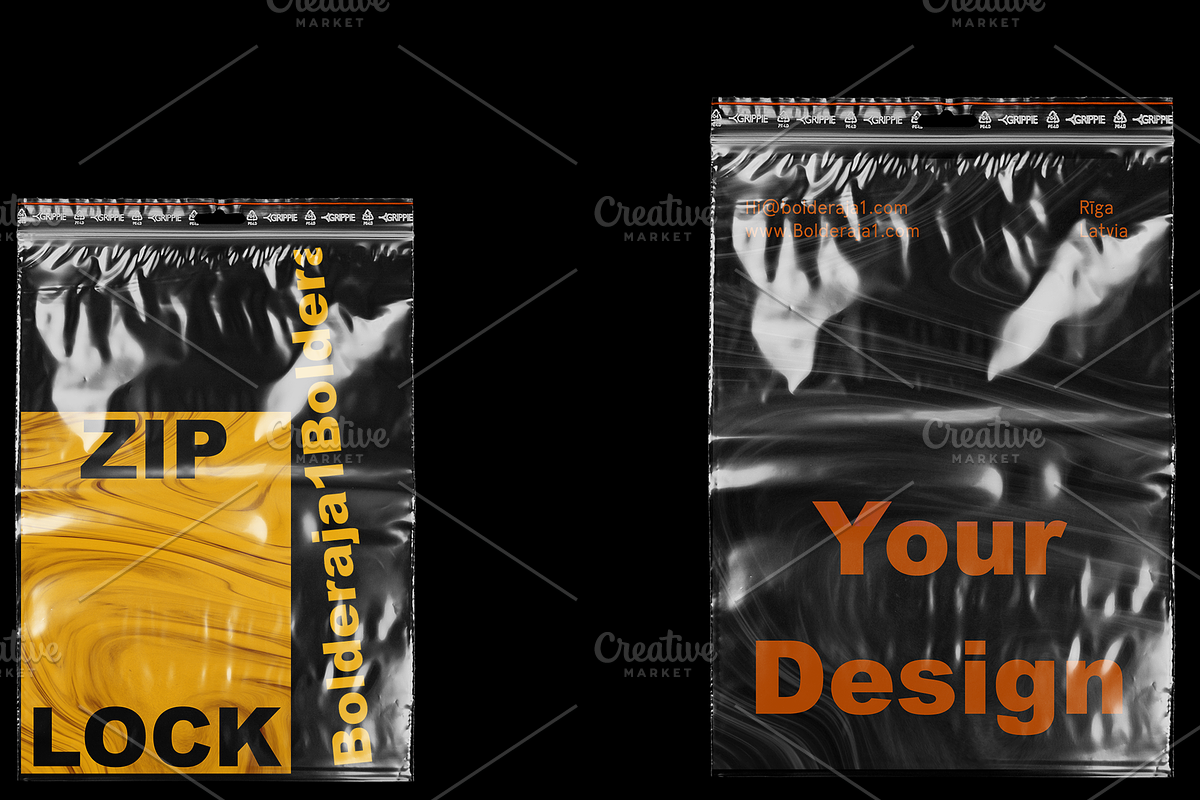ZipLock Bag Mockup, a Product Mockup by Bolderaja1 Studio (Photo 7 of 10)