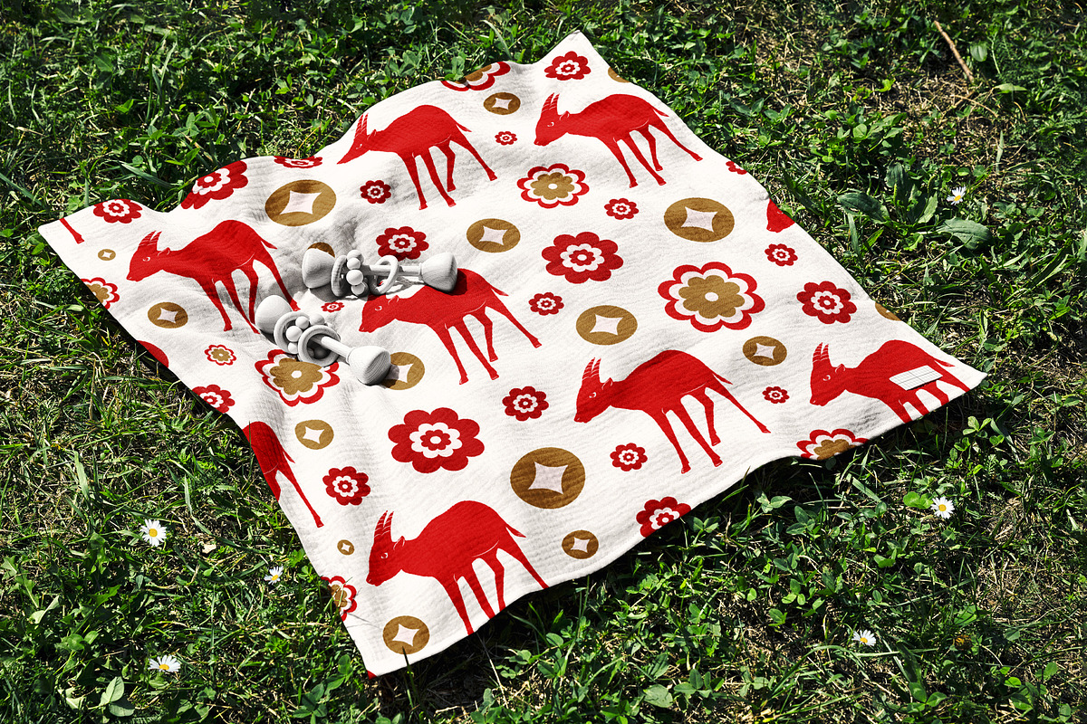 Chinese New Year Seamless Pattern, a Pattern Graphic by Groovy Arts (Photo 4 of 5)