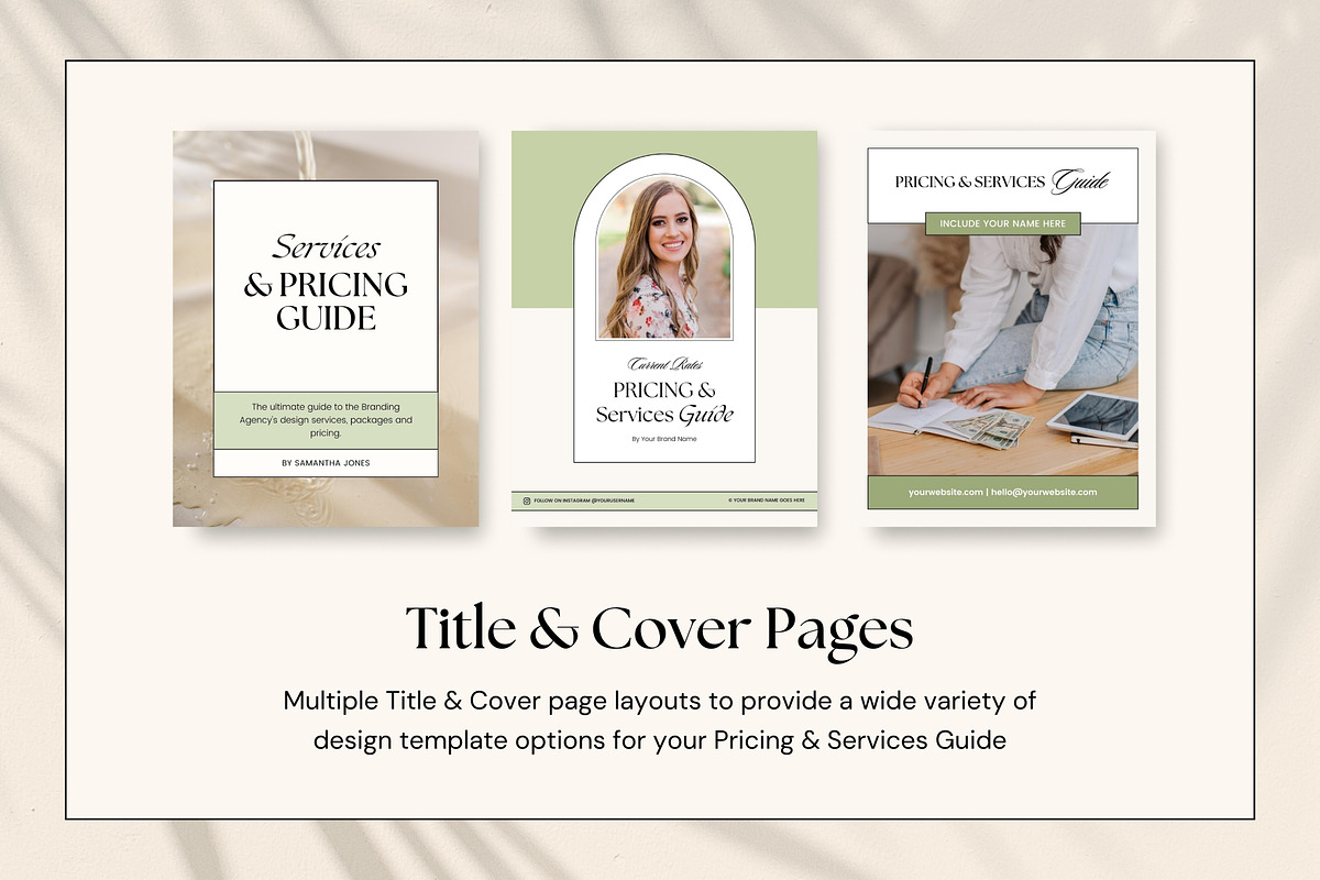 Pricing Guide Templates for Canva, a Brochure Template by Fallon Gerst (Photo 6 of 21)