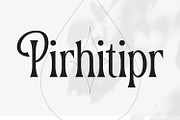 Pirhitipr - Minimalist Serif, a Serif Font by Imoodev (Thumbnail 1 of 5)