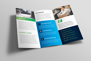 Corporate Business Tri-Fold Brochure