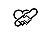 50 Love Bond Heart Icons Vector Bund, an Illustration by Designs_River (Thumbnail 14 of 46)